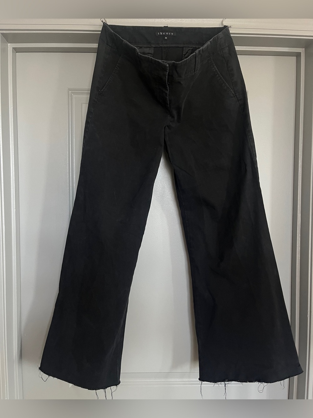 90s Minimalist Theory Wide Leg Chino Pants